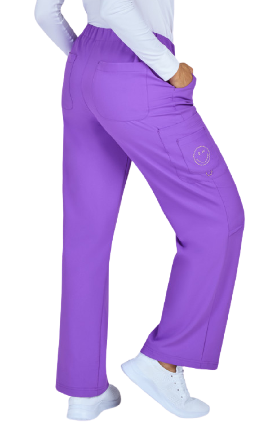 SUMMER25 Pantalón Mujer Koi X Smiley World Mod. Jubilant Purple Punch