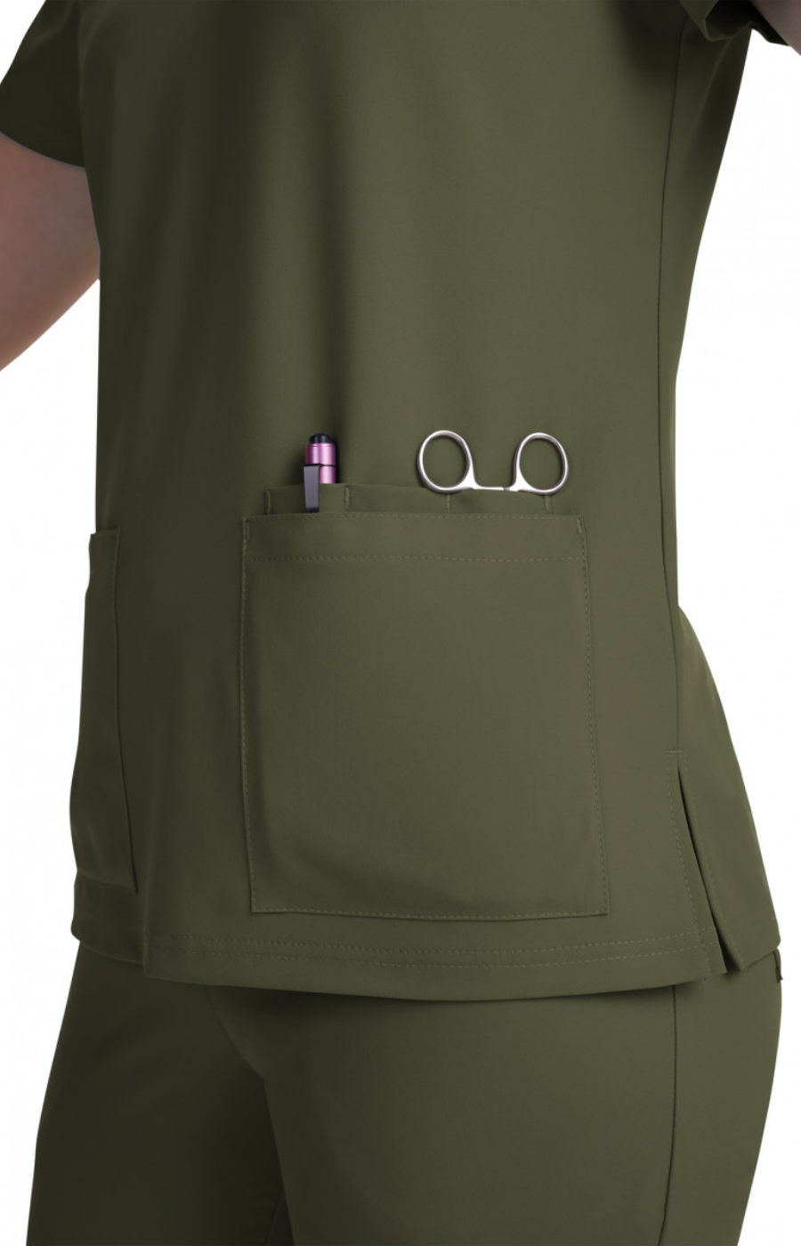 FALL25 Conj. Mujer Koi Cureology Mod. Cardi/Atria Olive