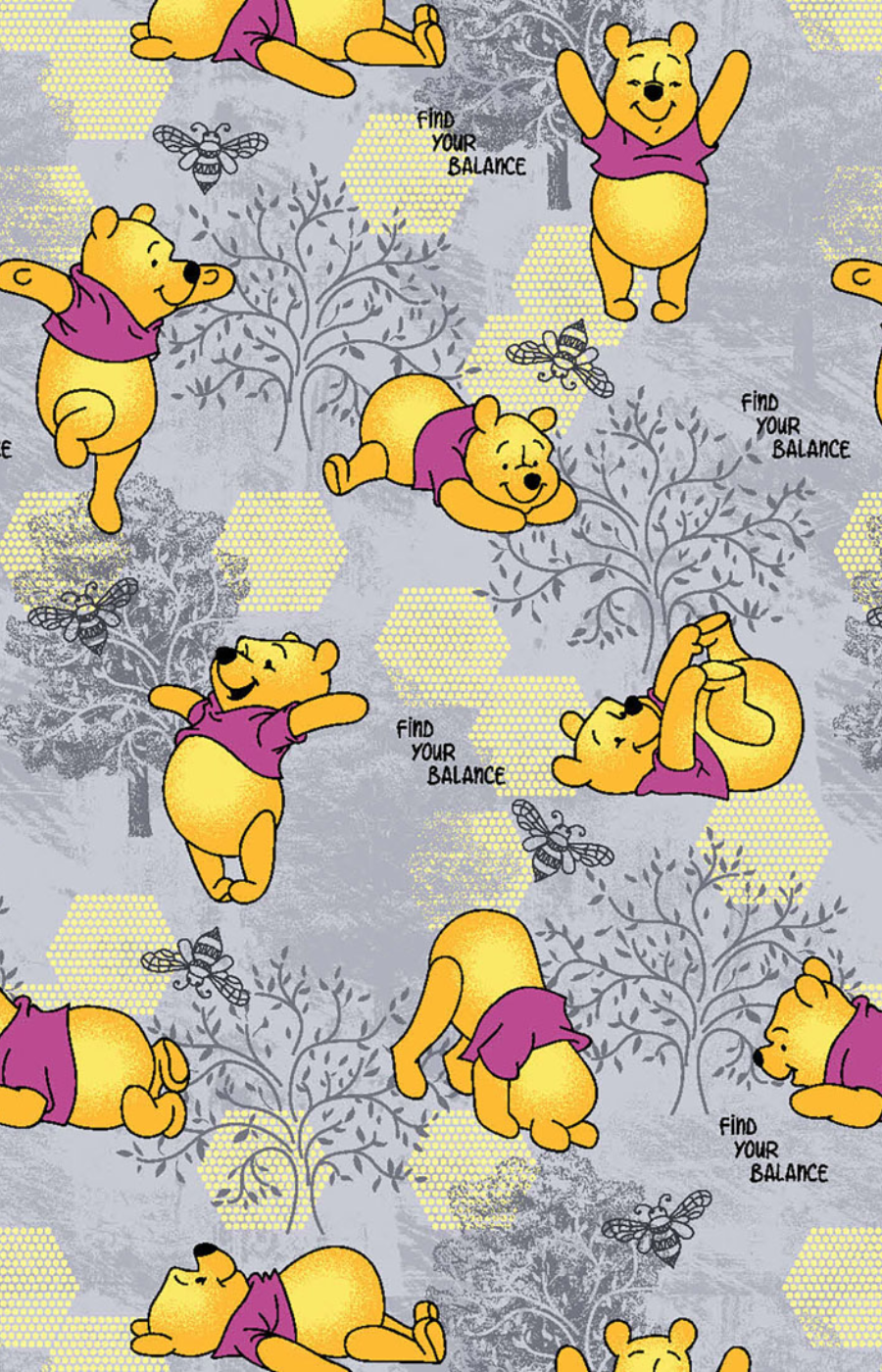 SPRING25 Filipina Mujer Cherokee Tooniforms PFA Mod.TF614PHPY Winnie Pooh