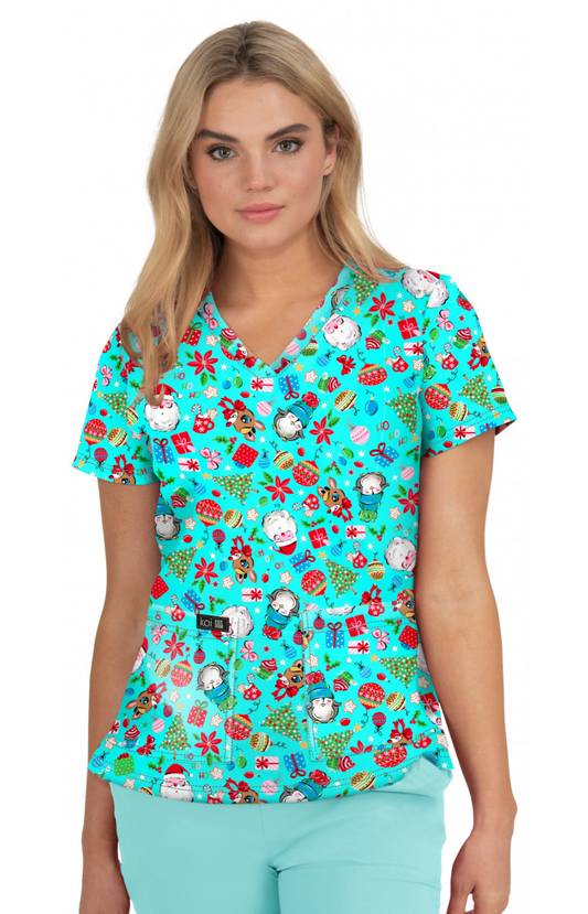 FALL24 Filipina Mujer Koi Basics Estampada Mod. Leslie Vintage Santa