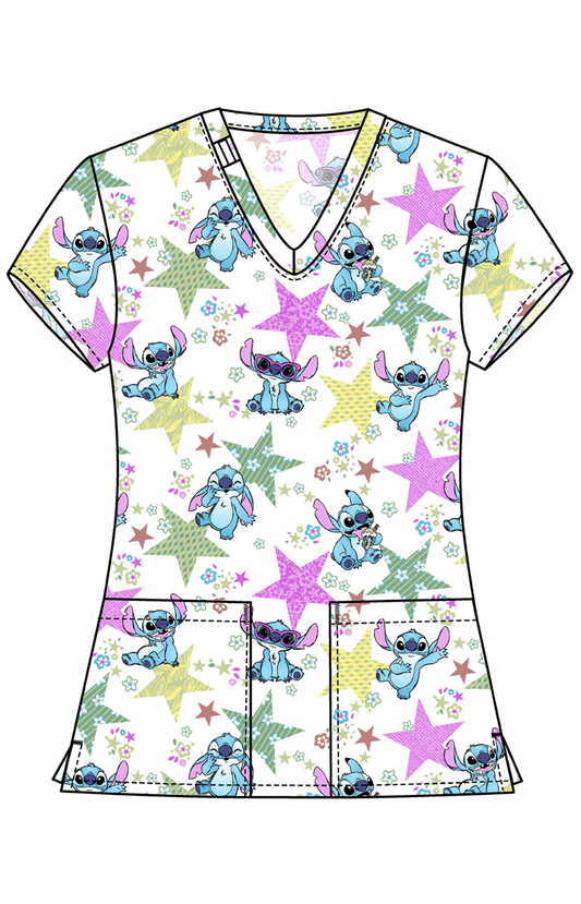 SUMMER25 Filipina Mujer Cherokee Tooniforms PFA Mod.TF796LHFL Stitch