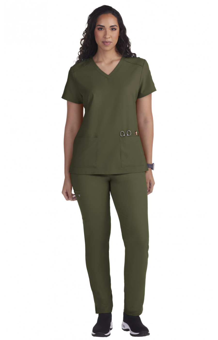 FALL25 Conj. Mujer Koi Cureology Mod. Cardi/Atria Olive