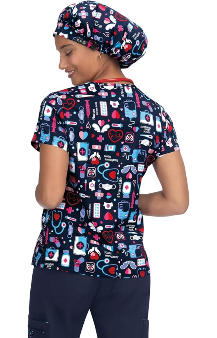 Filipina Mujer Koi Basics Estampada Mod. Leslie Nurse Life