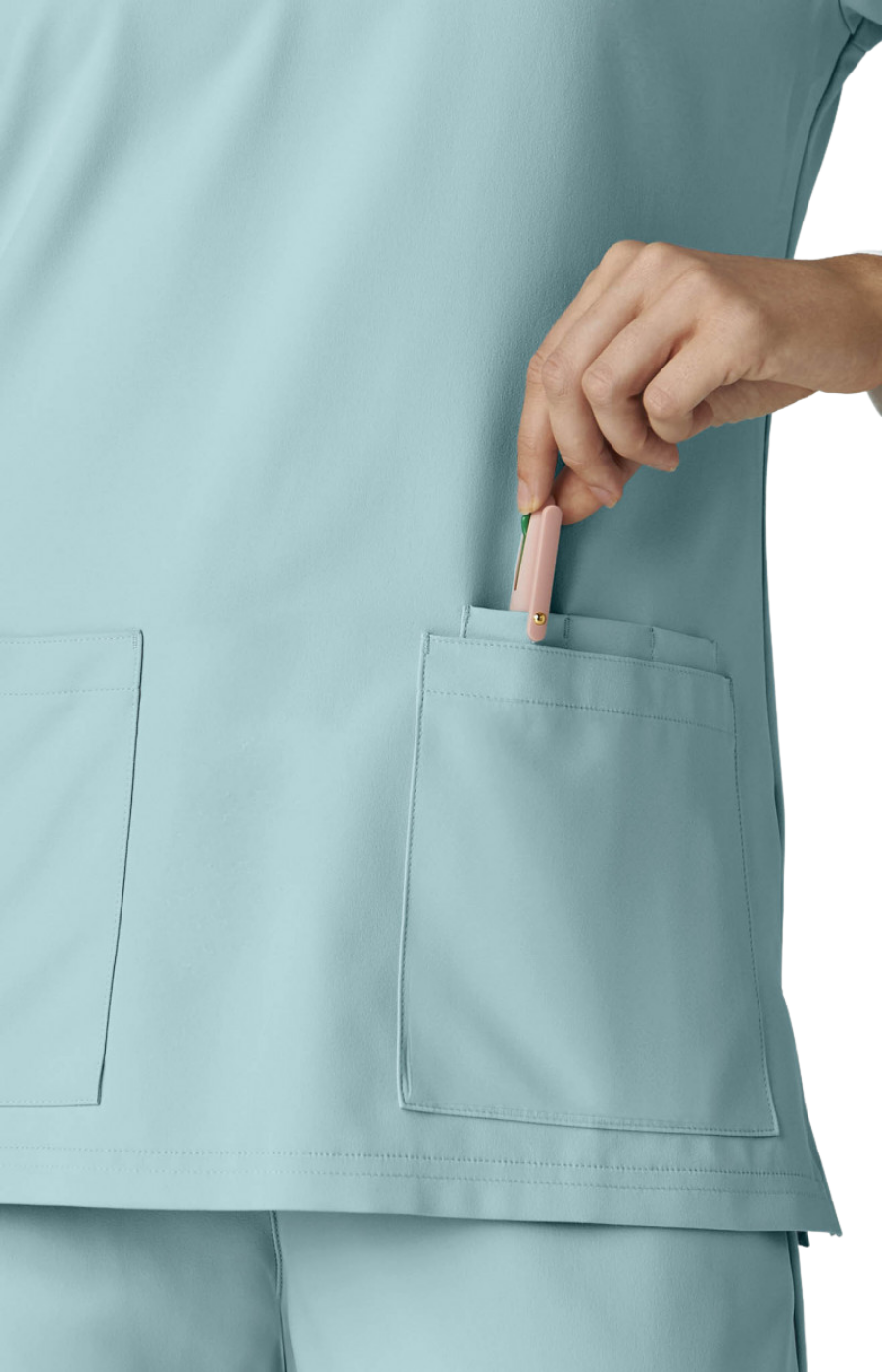 SPRING26 Conj. Mujer Koi Cureology Mod. Cardi / Atria Blue Steel