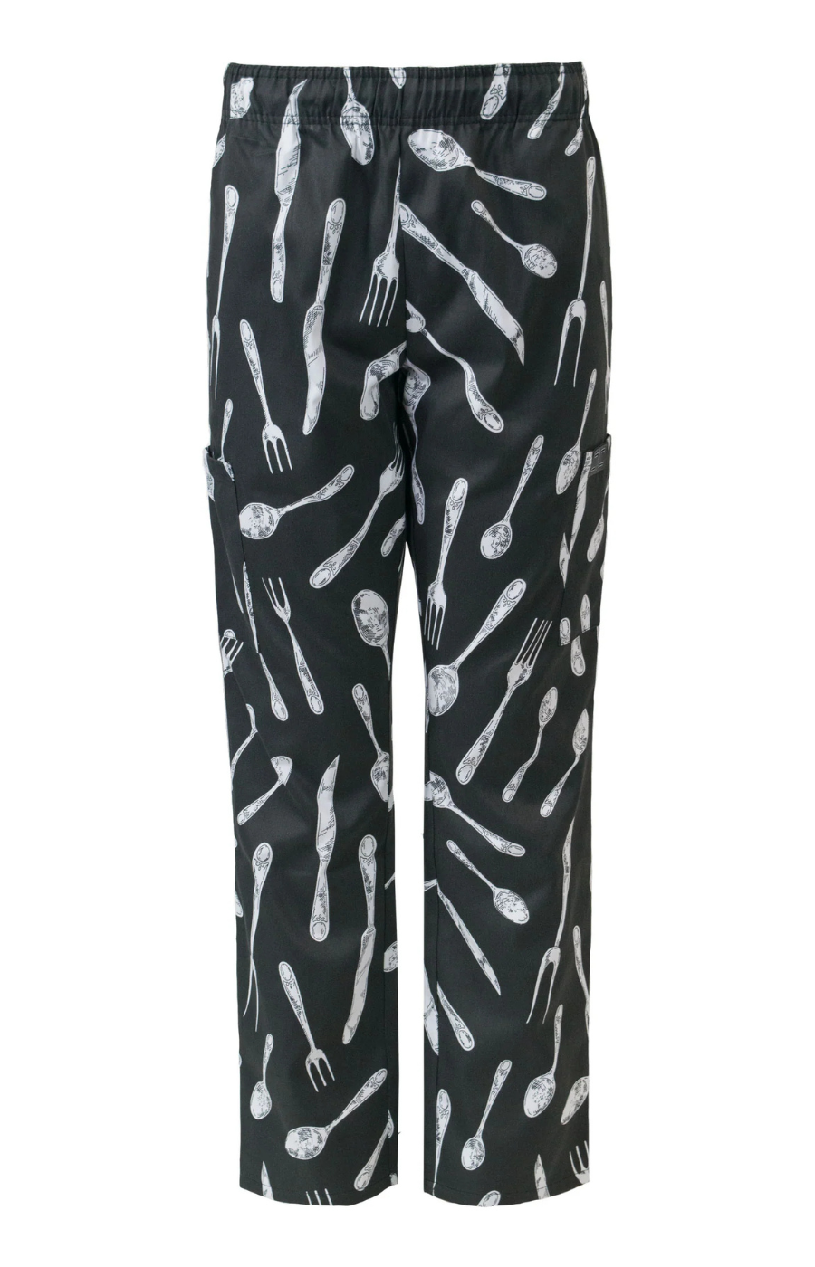 Pantalón Unisex Chef Code Con Jareta y 5 Bolsas Knife & Fork