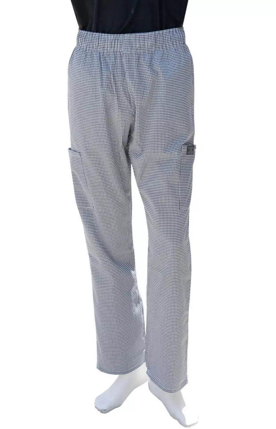 Pantalón Unisex Chef Code Con Jareta y 5 Bolsas Houndstooth
