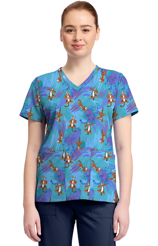 SUMMER25 Filipina Mujer Cherokee Tooniforms PFA Mod.TF796PHRX Tigger