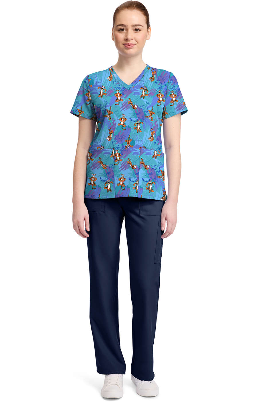 SUMMER25 Filipina Mujer Cherokee Tooniforms PFA Mod.TF796PHRX Tigger
