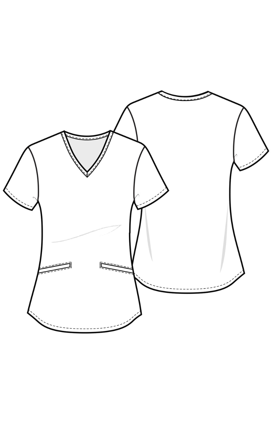 SPRING25 Filipina Mujer Cherokee Tooniforms PFA Mod.TF737TBYF Tinkerbell