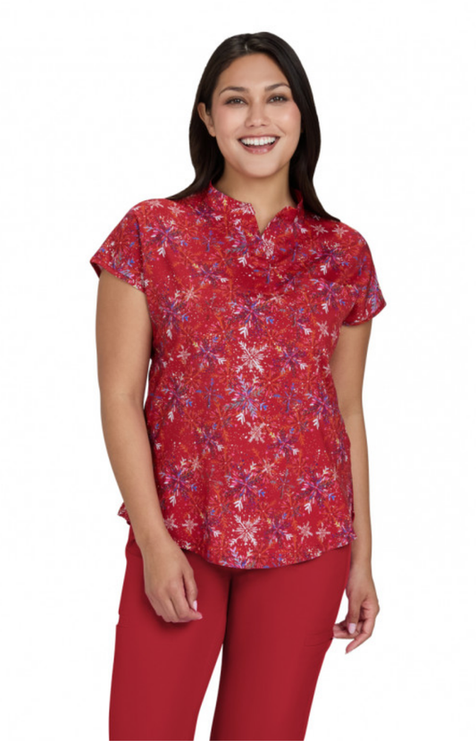 FALL25 Filipina Mujer Koi Artist Series Estampada Mod. Ari Etta Vee Snowflakes