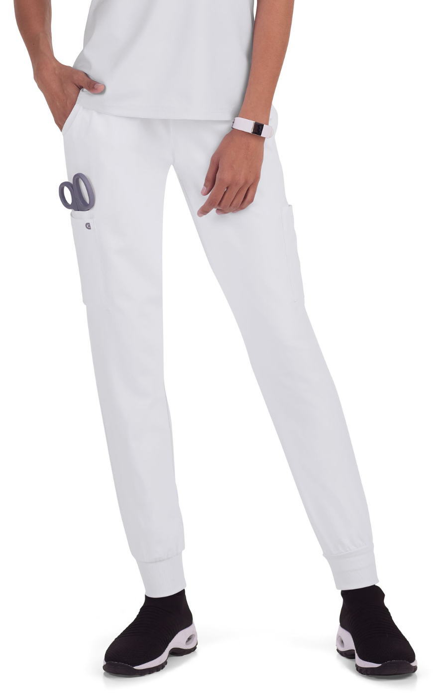 Conj. Mujer Koi Cureology Mod. Aura/Pulse White JOGGER