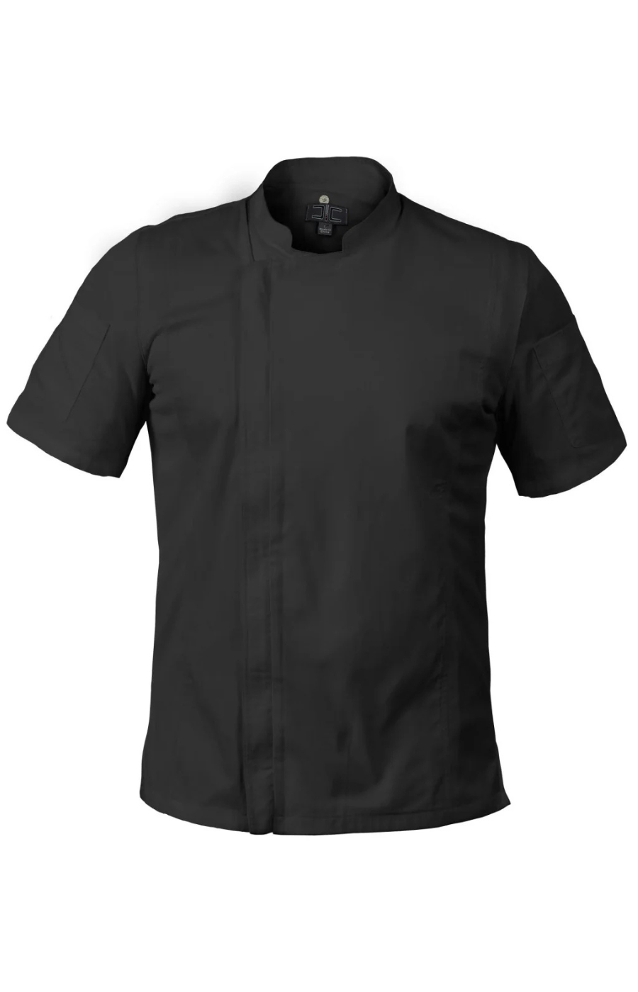 Filipina Unisex Chef Code Mod. Cool Breeze Manga Corta Zipper Black