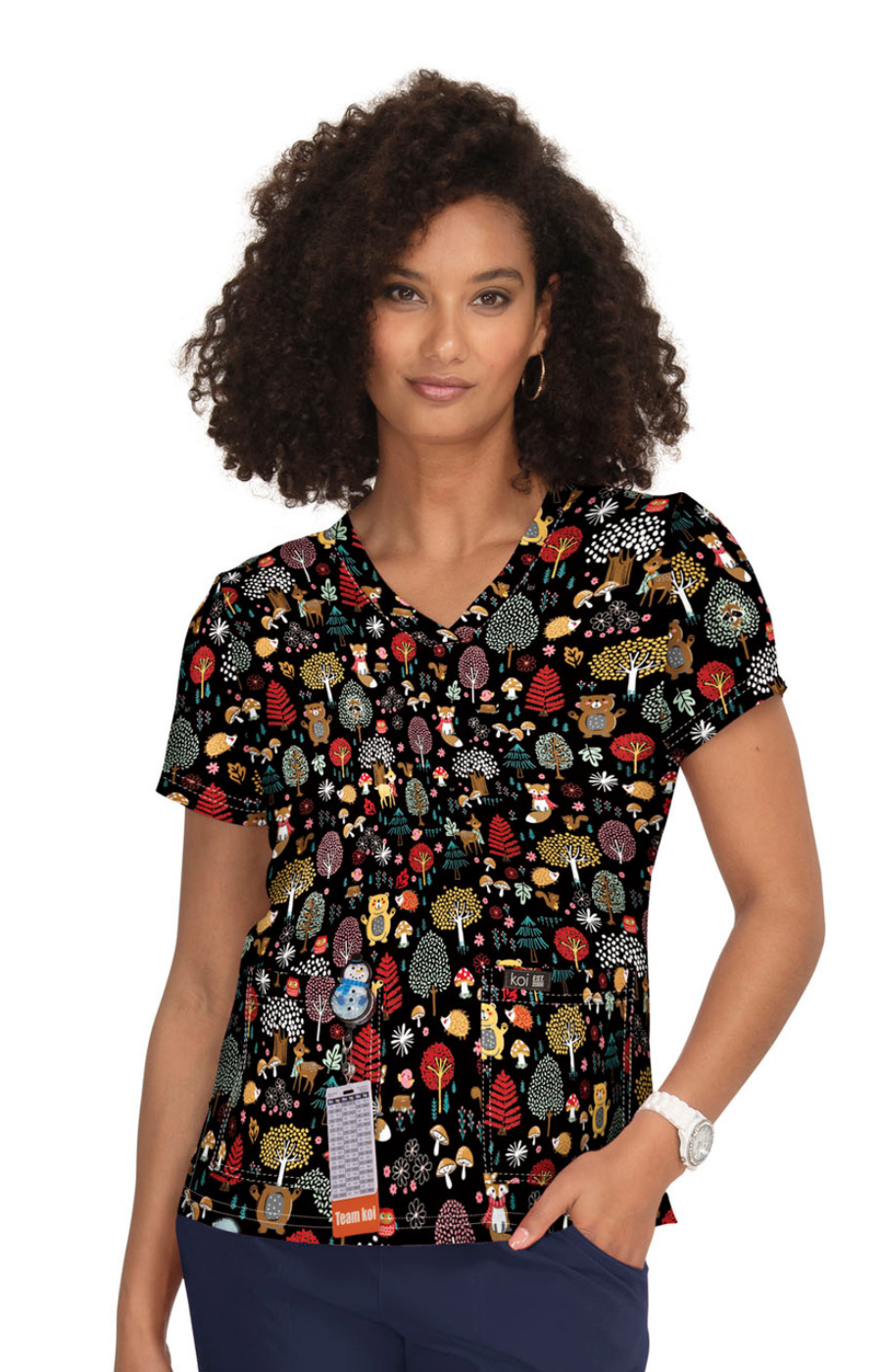 Filipina Mujer Koi Basics Estampada Mod. Leslie Woodland Creatures