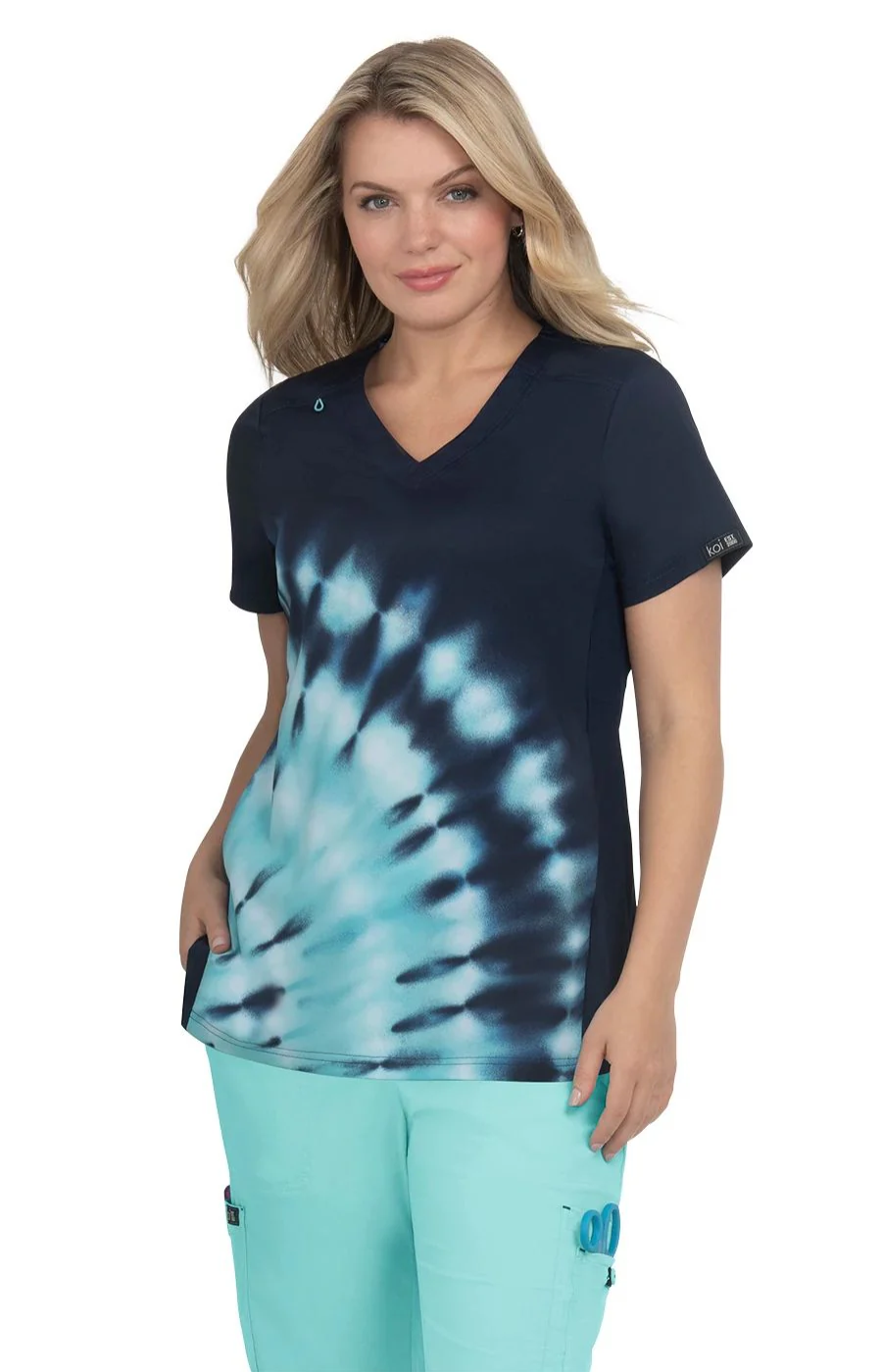 Conj. Koi Basics Mujer Cali / Gemma Tie Dye Brush Fresh Mint