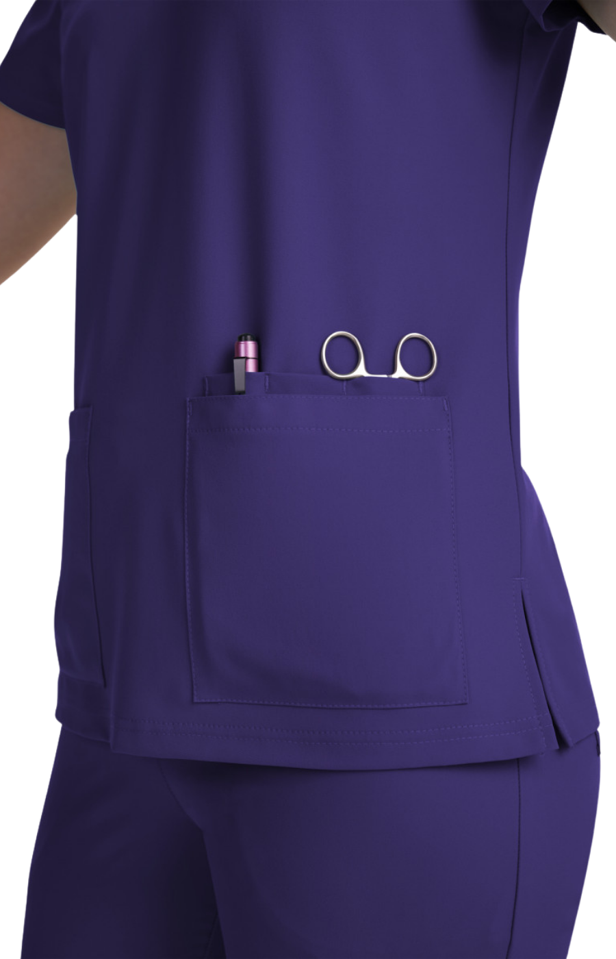 FALL25 Conj. Mujer Koi Cureology Mod. Cardi/Atria Grape