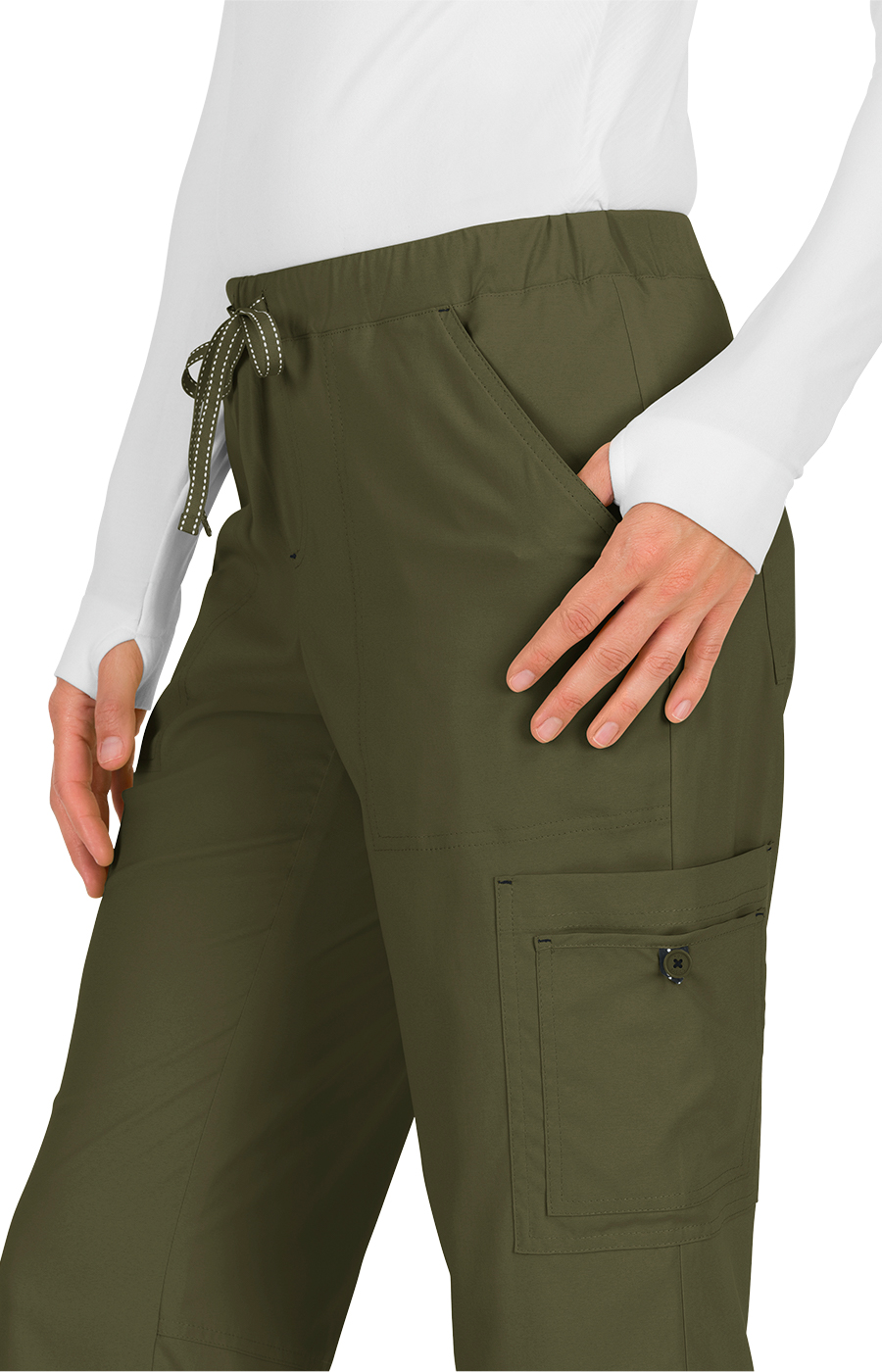 Pantalón Mujer Koi Basics Mod. Holly Olive Green