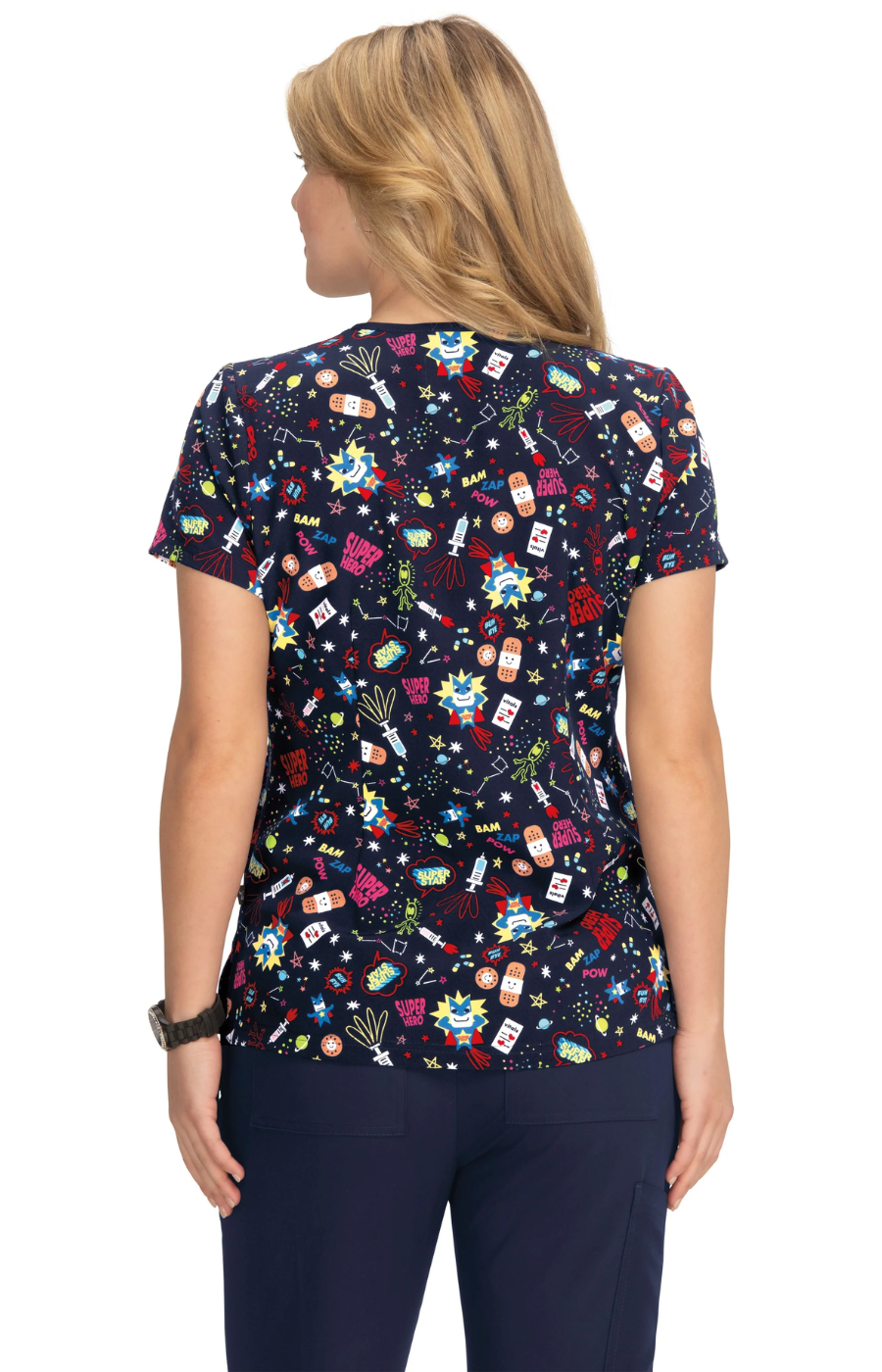 Filipina Mujer Koi French Bull Estampada Mod. Lulu Superhero