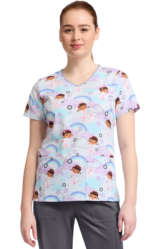 SPRING25 Filipina Mujer Cherokee Tooniforms PFA Mod.TF614DCGS Dra. Juguetes