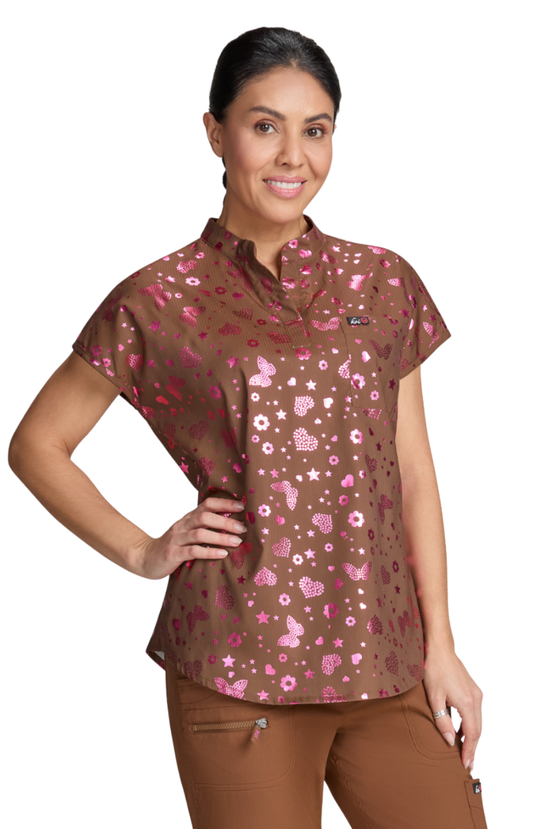 FALL25 Filipina Mujer Koi Lite Estampada Mod. Ari Iridescent Light Bright Walnut