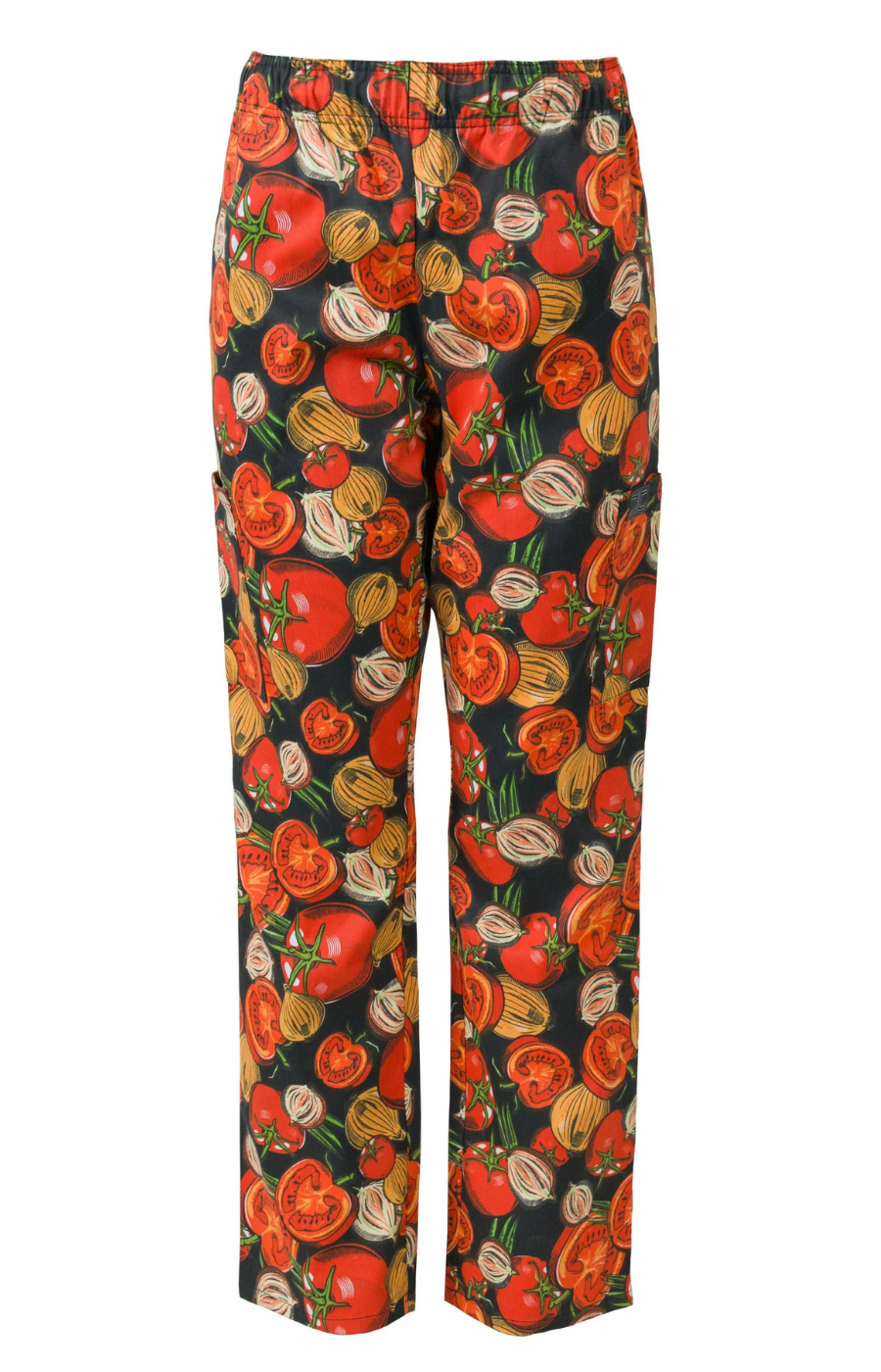 Pantalón Unisex Chef Code Con Jareta y 5 Bolsas Tomato Tomato