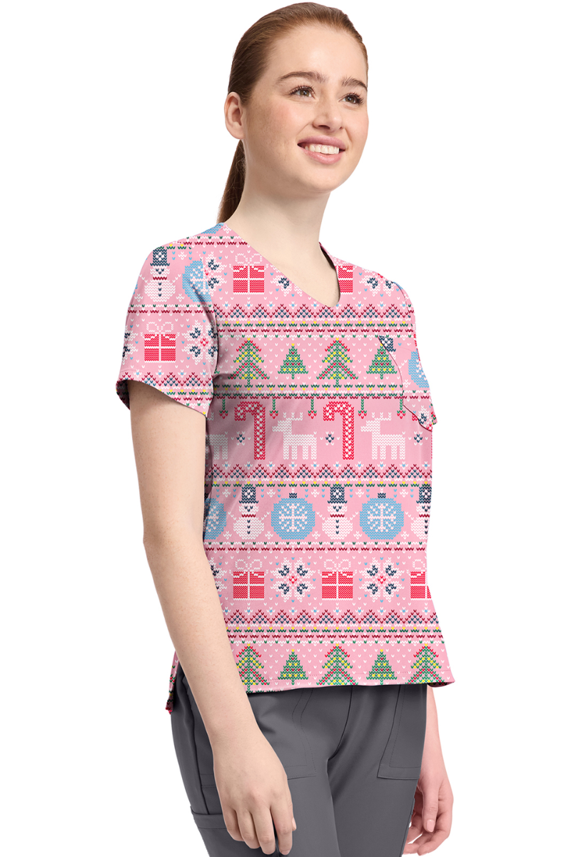 Filipina Mujer Cherokee Prints Navidad Mod. CK857 FSFI Festive Fair Isle