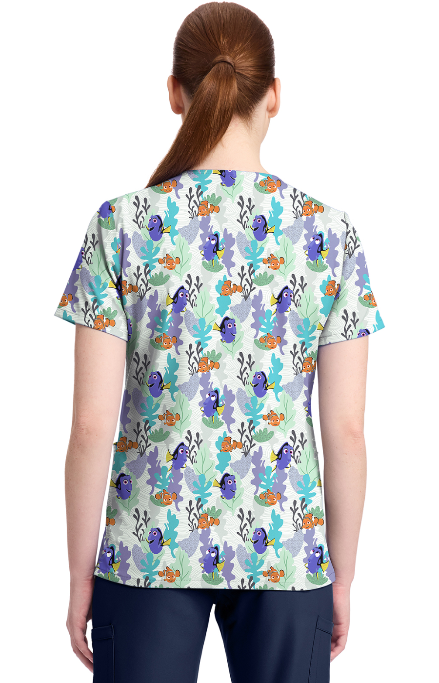 SUMMER25 Filipina Mujer Cherokee Tooniforms PFA Mod.TF796FNND Nemo y Dory
