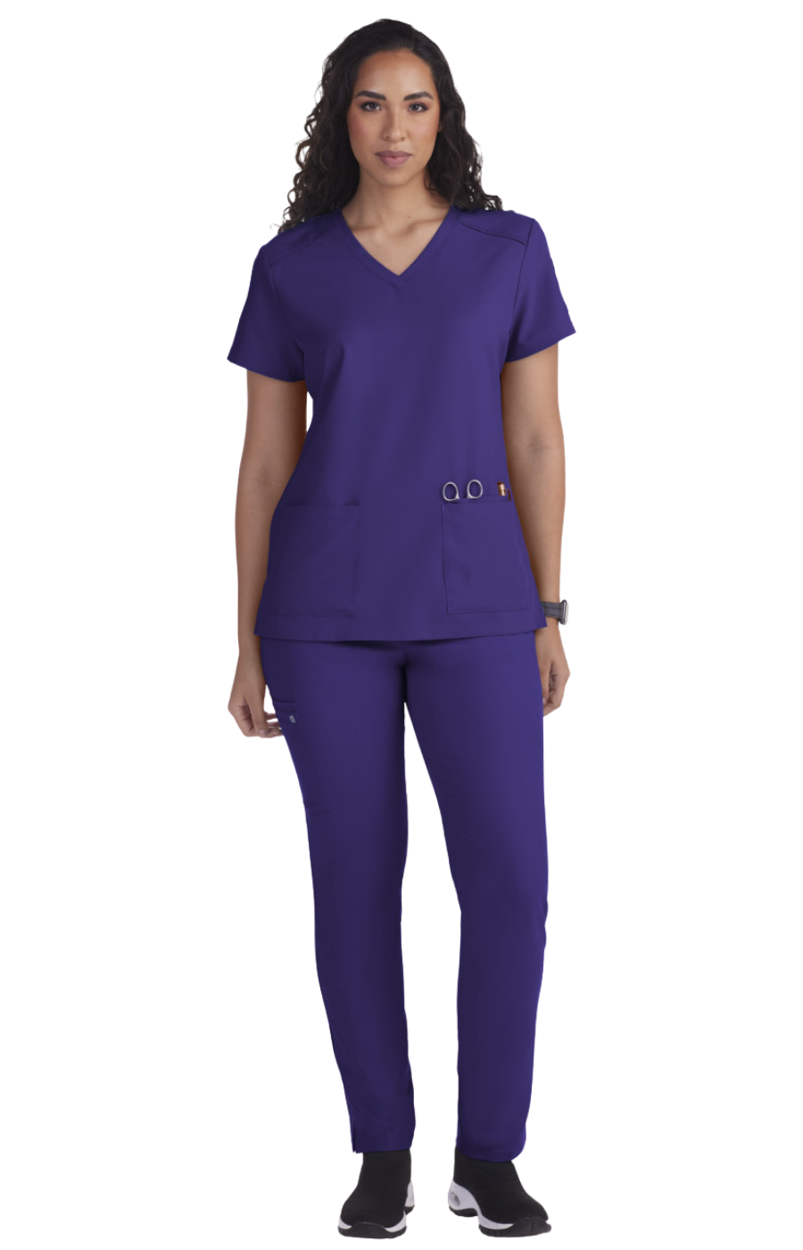 FALL25 Conj. Mujer Koi Cureology Mod. Cardi/Atria Grape