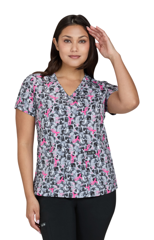 FALL25 Filipina Mujer Koi Artist Series Estampada Mod. Leslie Ink Hearts