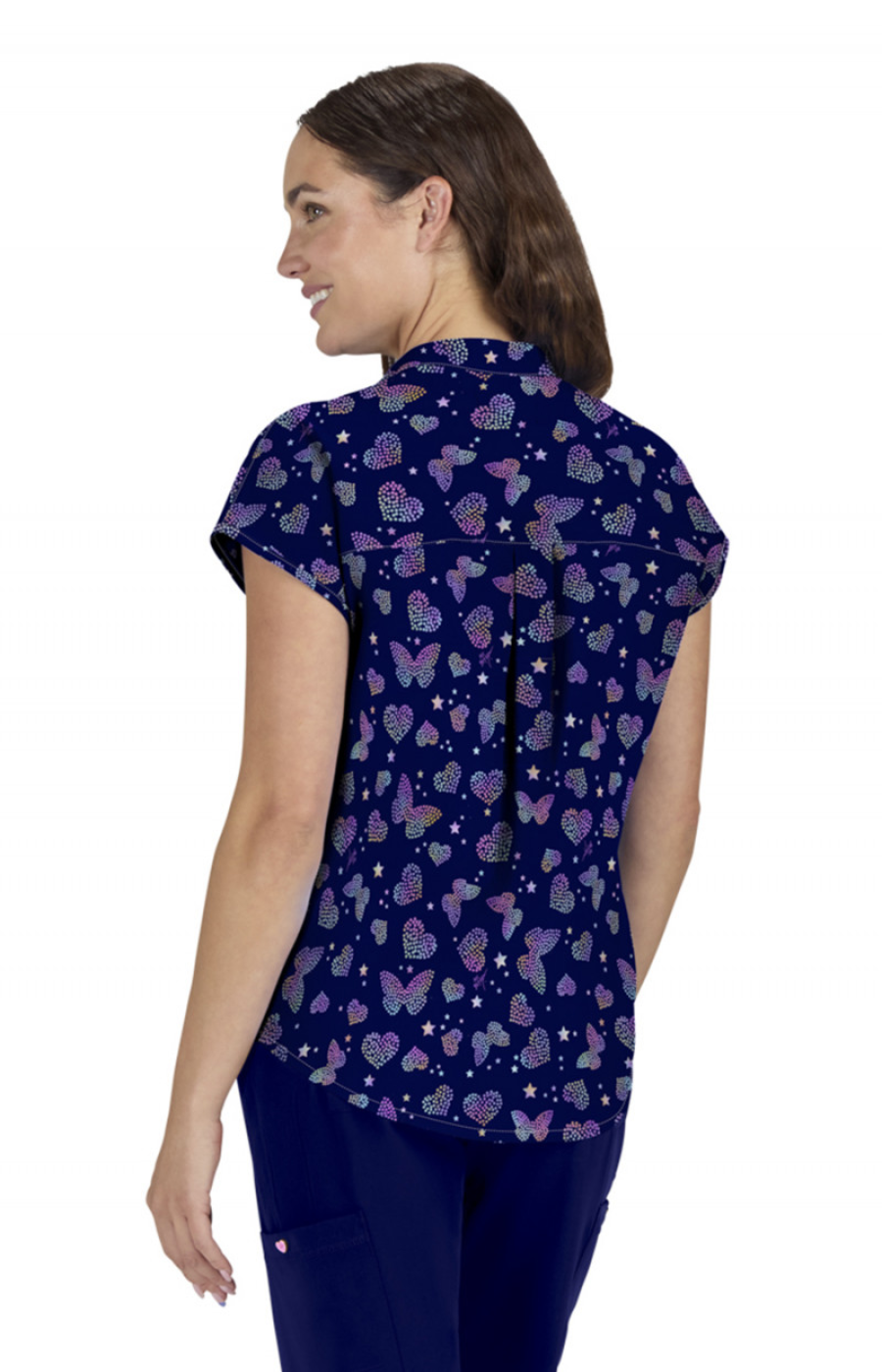 SUMMER25 Filipina Mujer Koi Betsey Johnson Mod. Bell Butterfly Aura Navy