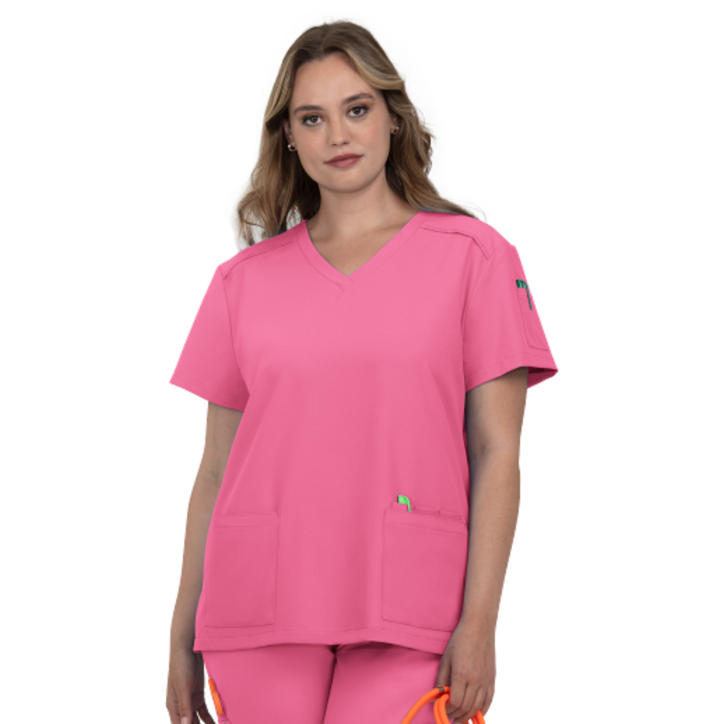 Conj. Mujer Koi Cureology Mod. Cardi/Atria Carnation Pink