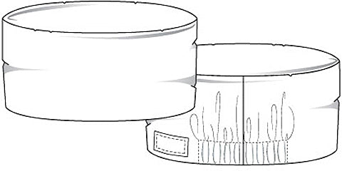 Gorro Beenie Cocina Dickies Unisex Mod. DC59 Rayas