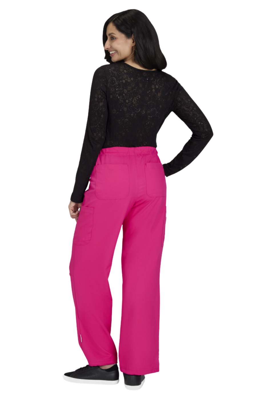 SPRING25 Pantalón Mujer Koi X Smiley World Mod. Jubilant Elevated Pink