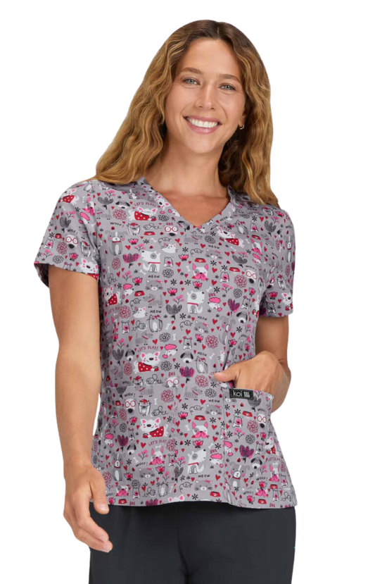 SPRING25 Filipina Mujer Koi Basics Estampada Mod. Leslie Meowed Mix