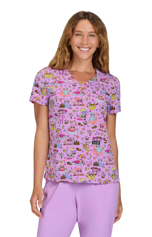 SPRING25 Filipina Mujer Koi Basics Estampada Mod. Leslie Sloth