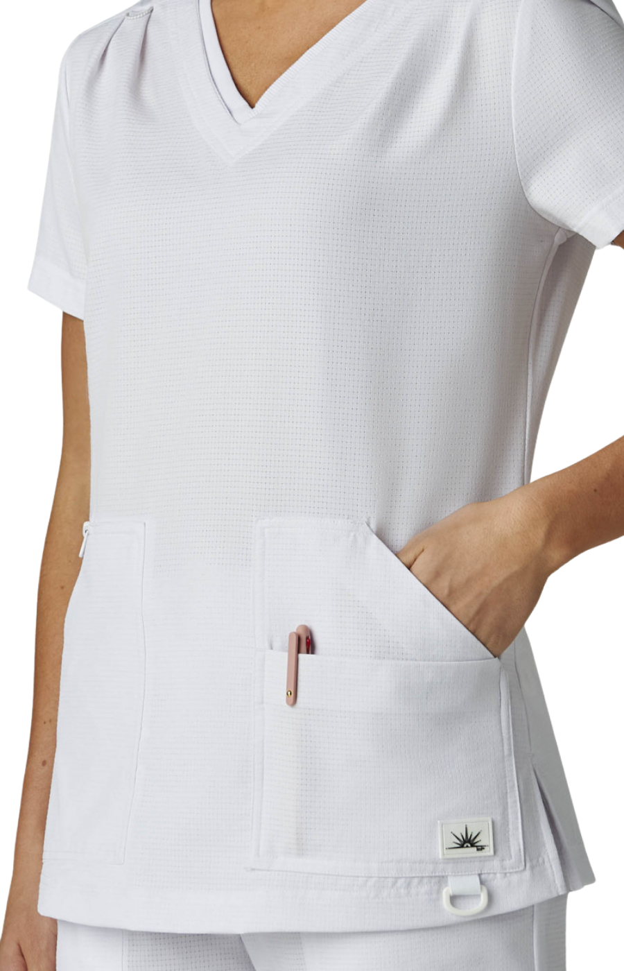 Filipina Mujer Koi Solis Mod. Sari White