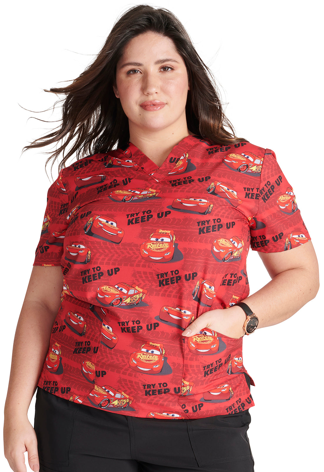 PFA Filipina Unisex Hombre / Mujer Cherokee Tooniforms Mod.TF728CSYT Cars