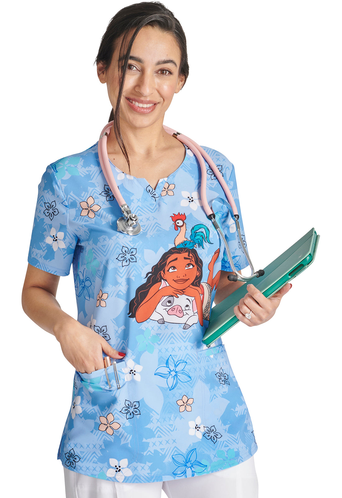 PFA Filipina Mujer Cherokee Tooniforms Mod.TF761MHBB Moana