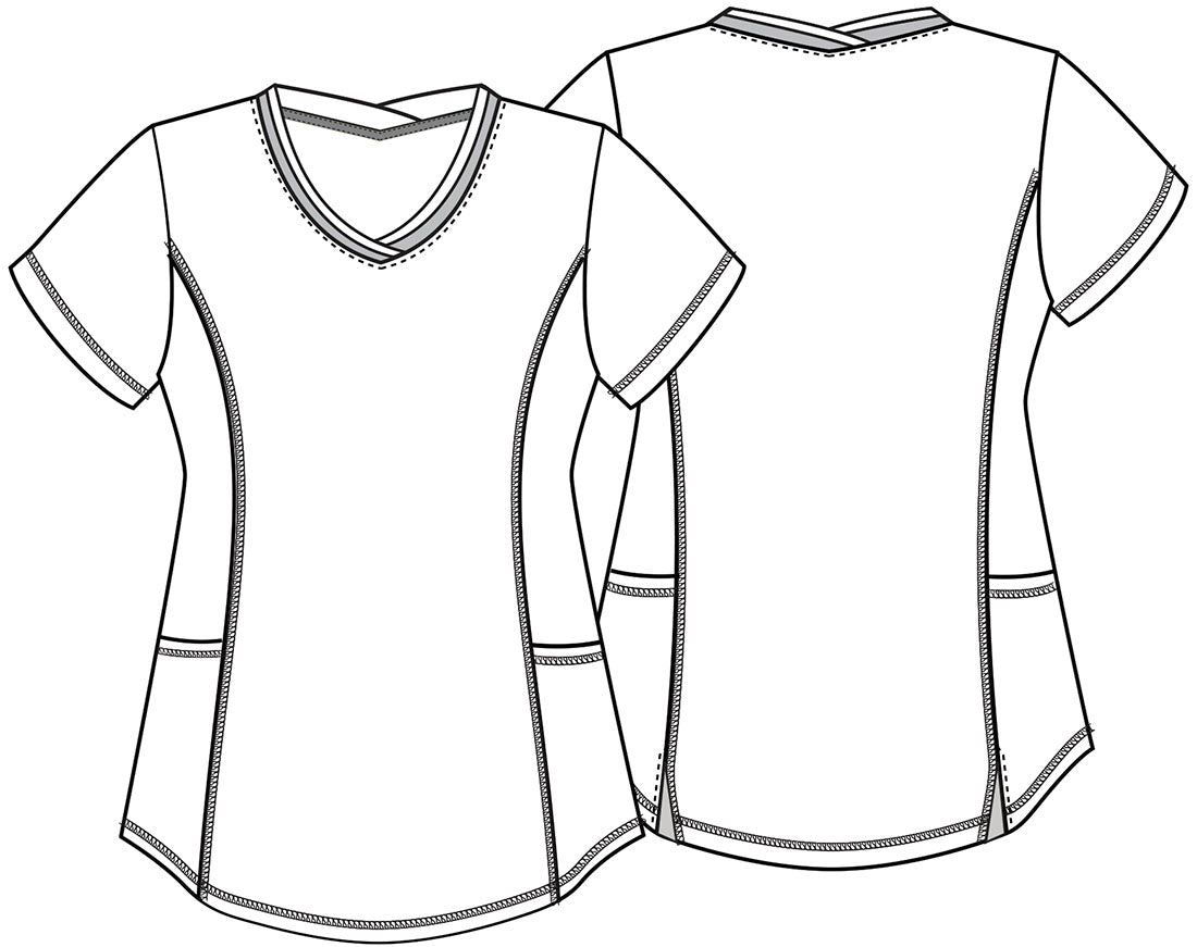 SP24.. Filipina Mujer Cherokee Tooniforms PFA Mod.TF769LHAF Stitch