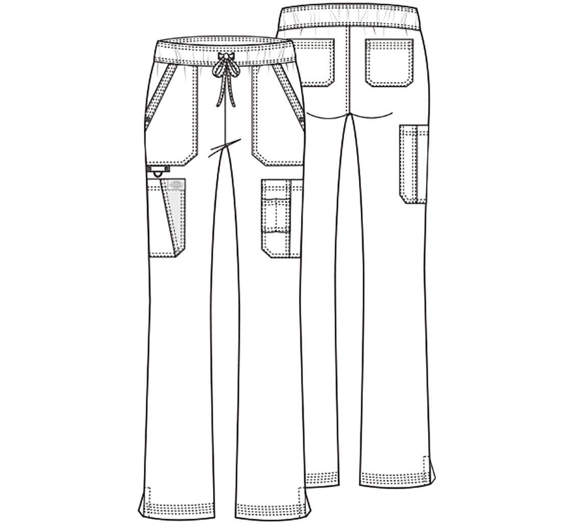OUT Conj. Qx. Mujer Dickies Advance DK755/DK200 White