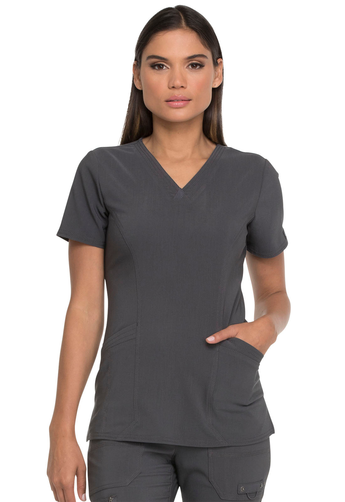 OUT Conj. Qx. Mujer Dickies Advance DK755/DK200 Pewter