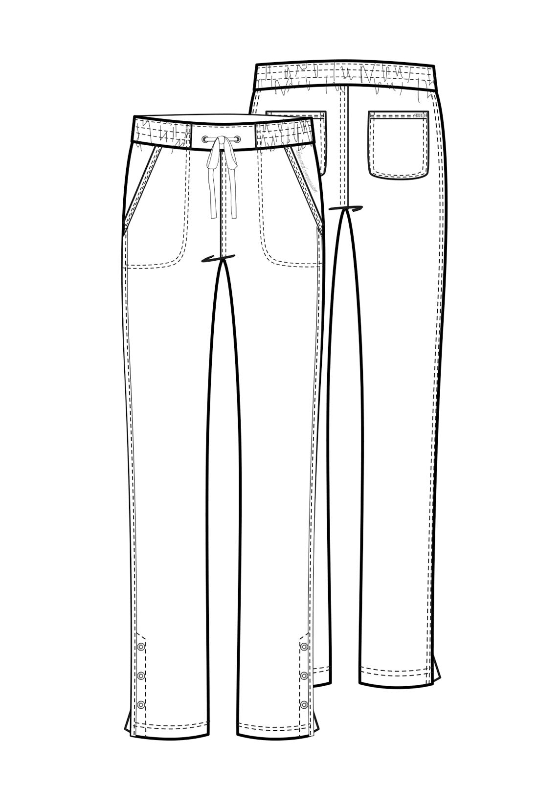 Exist. Conj. Mujer Est. ELLE Mod.EL760LEJW/EL180CIE ....................... Pantalon Ciel