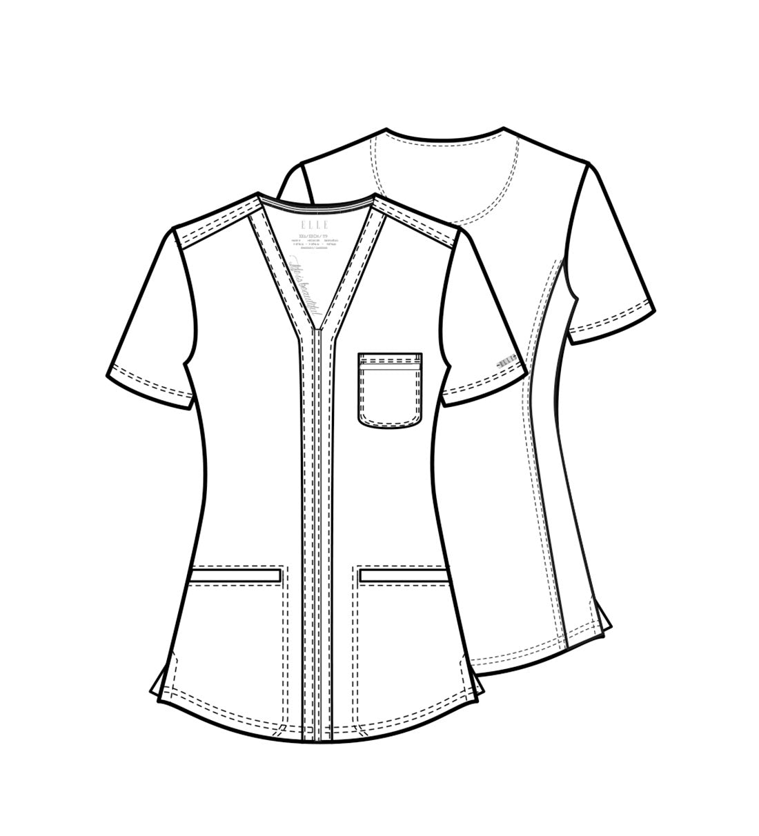 OTL Conj. Mujer ELLE Mod.EL690/EL180 Black