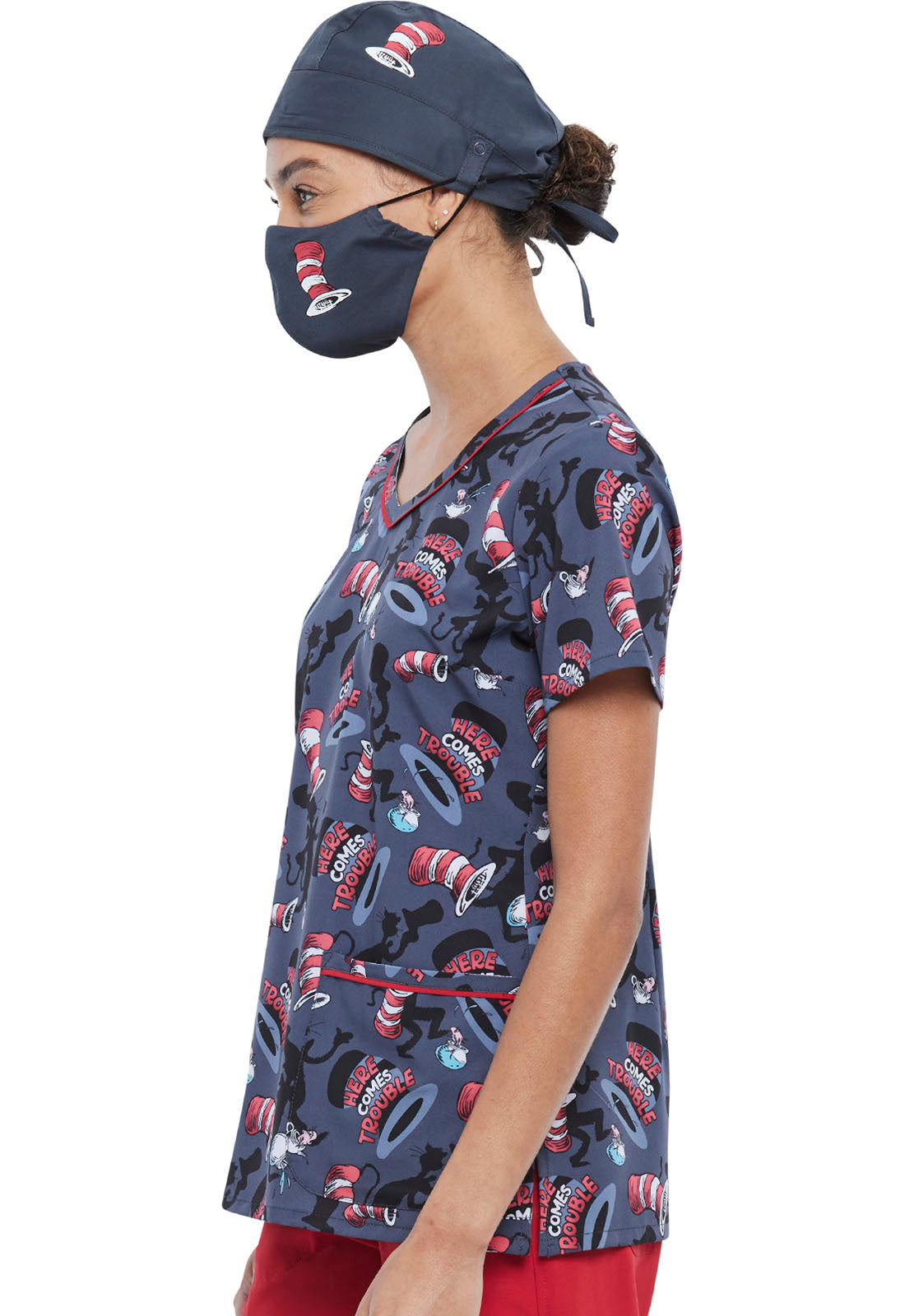 PFA Cubrebocas Cherokee Tooniforms Mod.TF560SEOB Dr. Seuss