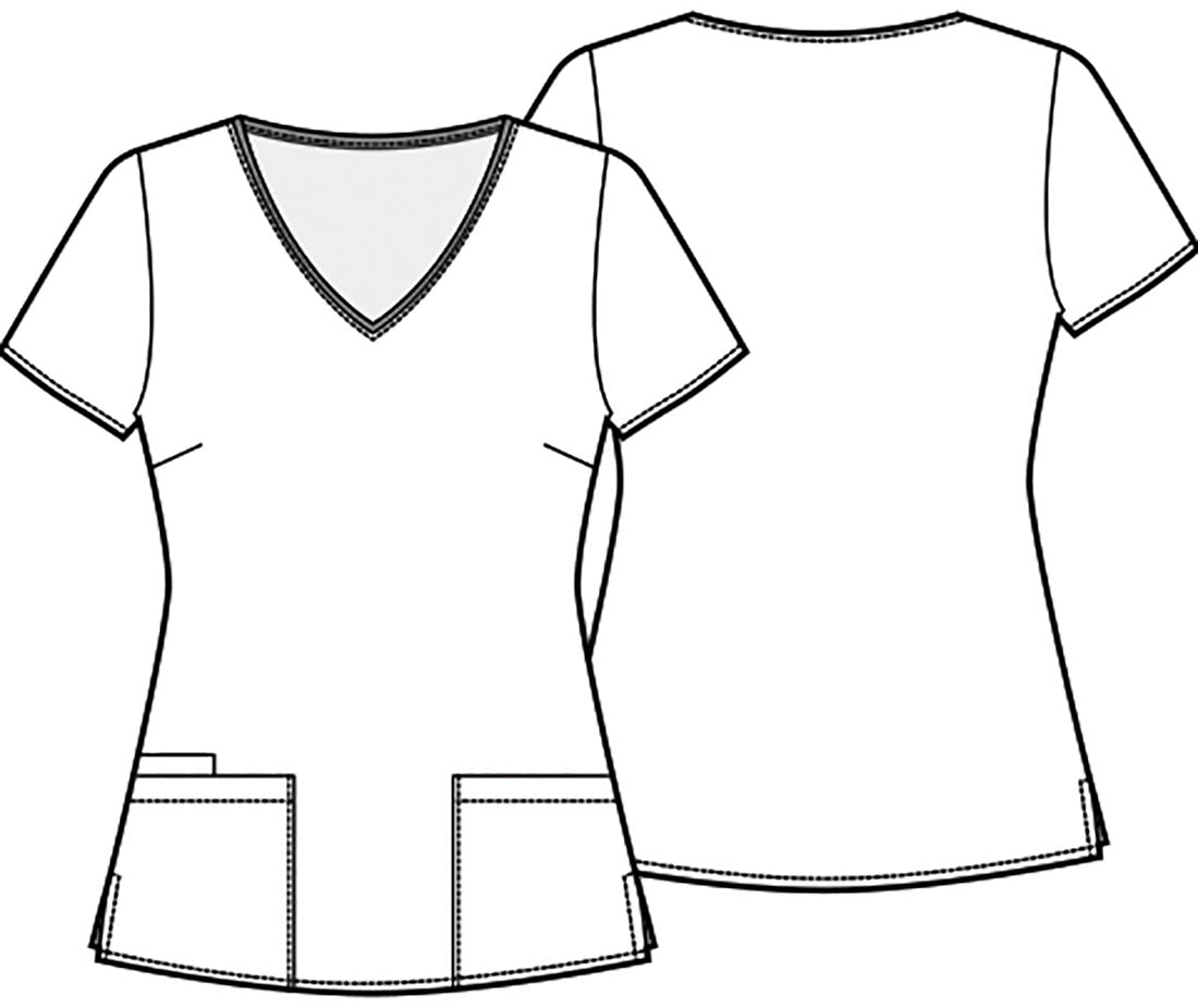 PFA Filipina Tooniforms Mujer Mod.TF614SNAP Blanca Nieves