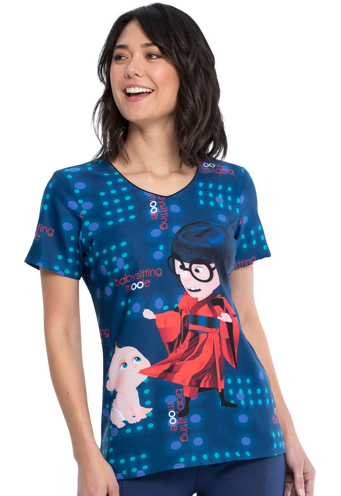 PFA Filipina Mujer Cherokee Tooniforms Mod.TF626ICTT Violeta