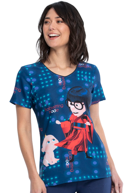 PFA Filipina Mujer Cherokee Tooniforms Mod.TF626ICTT Violeta