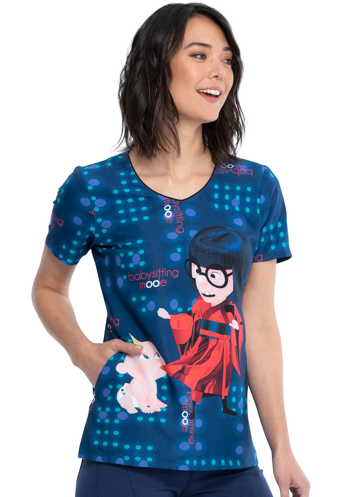 PFA Filipina Mujer Cherokee Tooniforms Mod.TF626ICTT Violeta