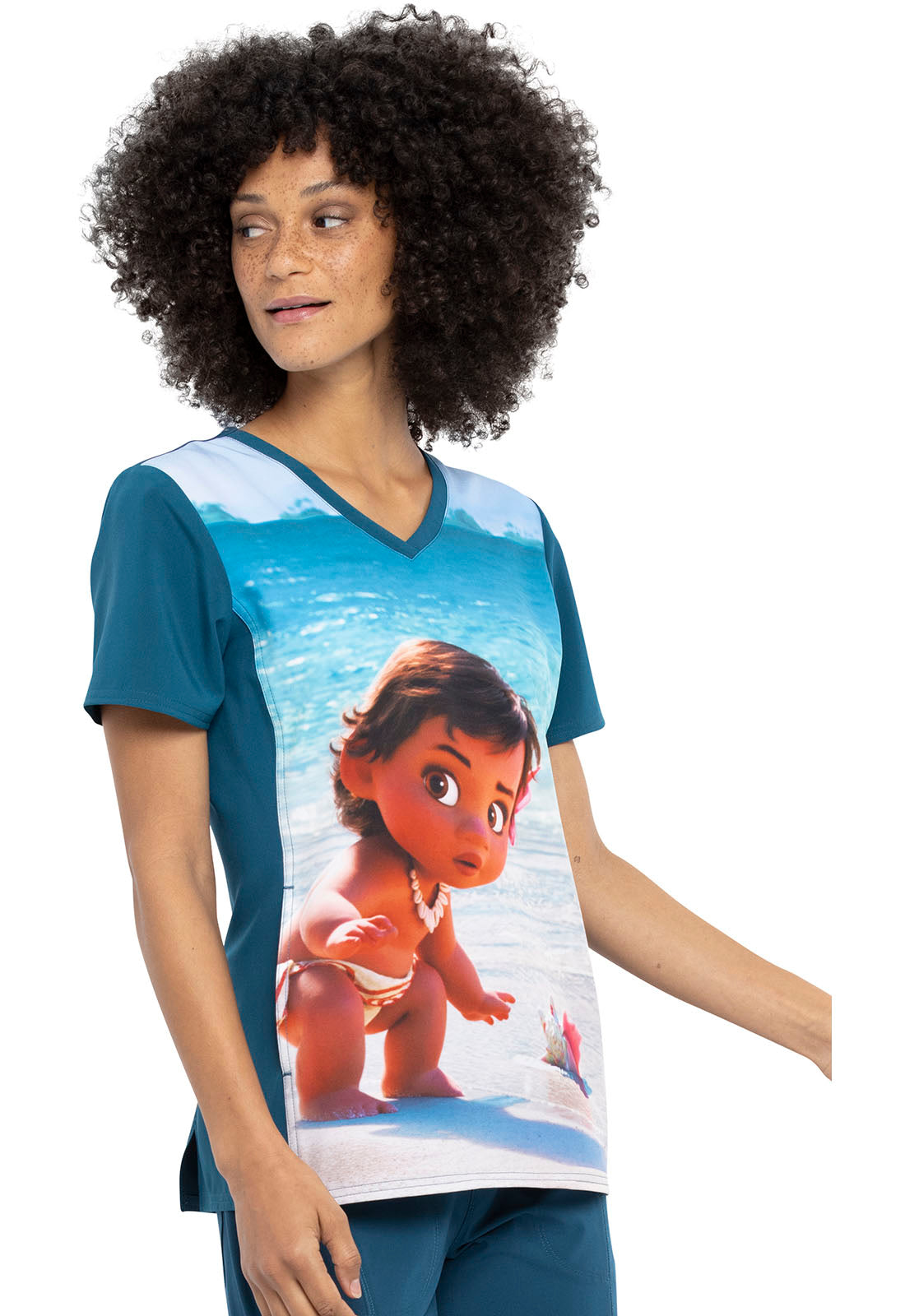 PFA Filipina Mujer Cherokee Tooniforms Mod.TF627MHBM Moana