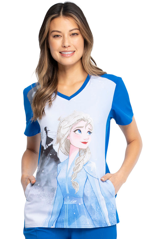 PFA Filipina Mujer Cherokee Tooniforms Mod.TF637FZAC Frozen Elsa