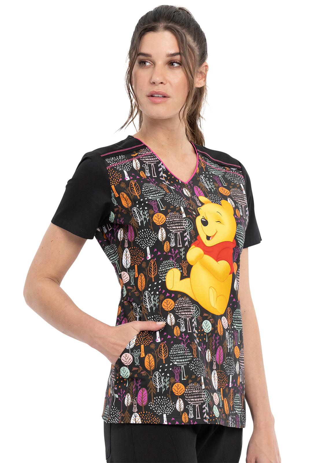 PFA Filipina Mujer Cherokee Tooniforms Mod.TF639PHSR Pooh